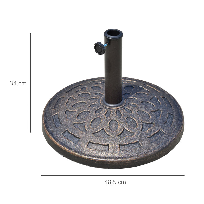 14kg Resin Free Standing Umbrella Base