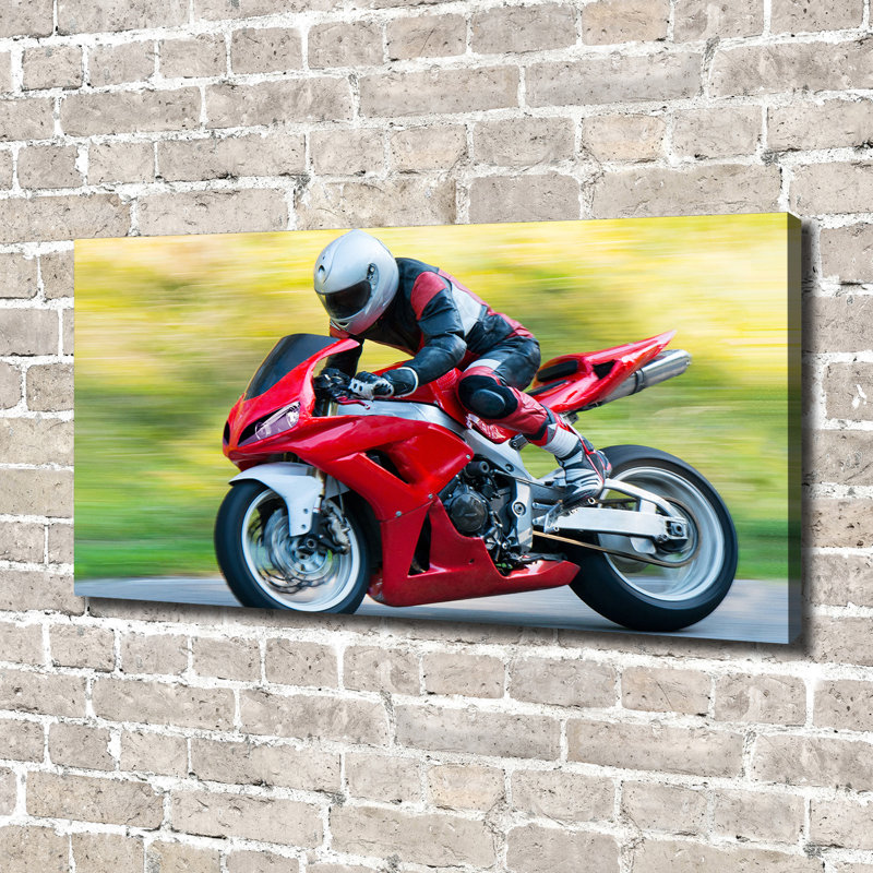 Motorcycle - Wrapped Canvas Print