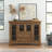 Shaeffer Extendable to 95-inches Flip-Top 2-drawer Solid Wood Server