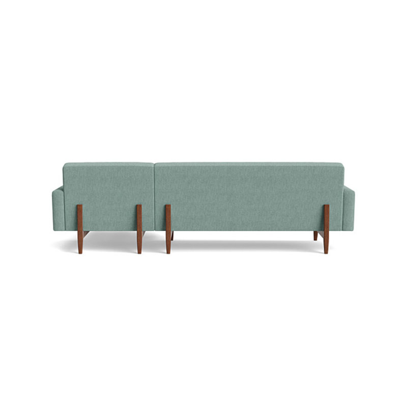 Tyler Chaise Sectional, Performance Weave - Spa, Right Hand Facing