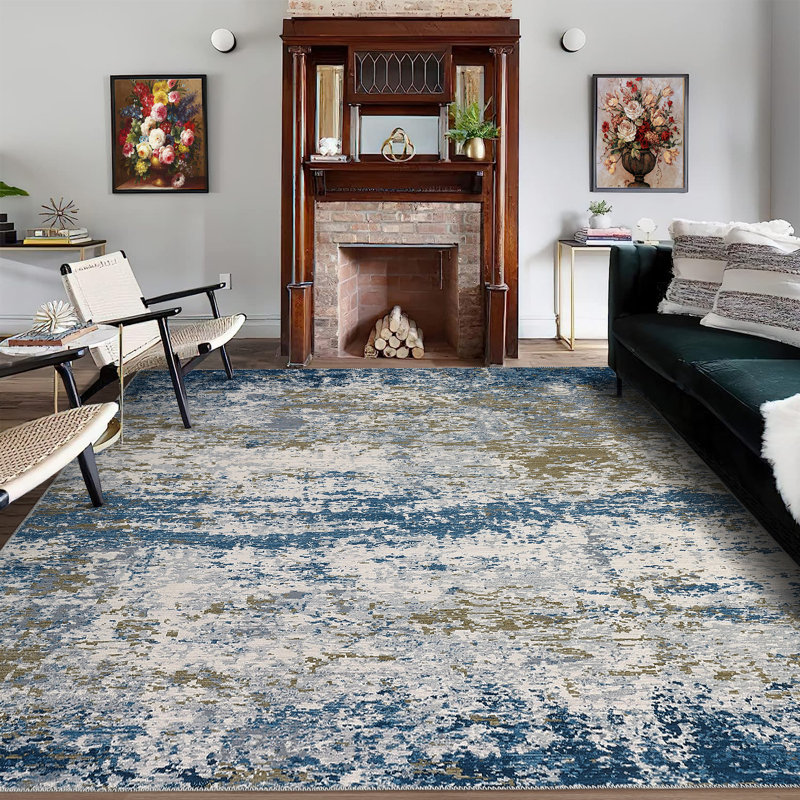 Tapis Emelio avec envers antidÃ©rapant, Rectangle 8 pi x 10 pi
