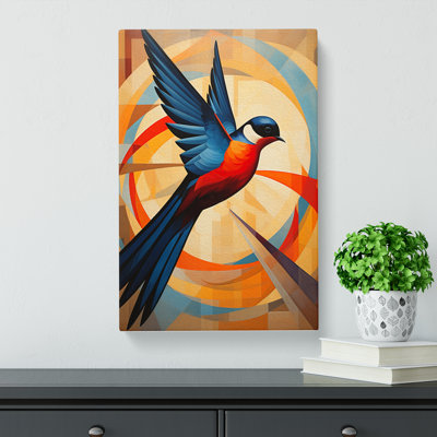 Swallow Constructivism No.2 - Wrapped Canvas