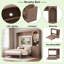 Lit escamotable avec tablette Stoarge, bureau, lumière DEL, armoire et 3 tiroirs Murphy-1172842045