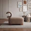 Modern Pet-Friendly Accent Chair with Curved Backrest, Solid Wood Base and Easy-Clean Upholstery-133525562