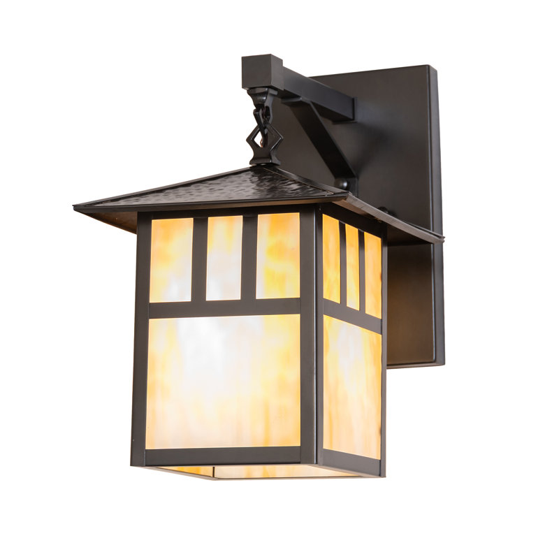 9" Wide Seneca Double Bar Mission Wall Sconce