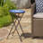 Rubicon Round Metal Folding Outdoor Side Table , 14'' in. W 14'' in. D-597739399