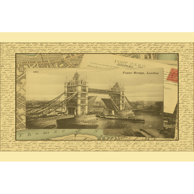 London Bridge (NA) by Vision Studio - Wrapped Canvas Print, 81cm H x 122cm W