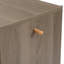 Banc de rangement pour chaussures avec tablettes réglables, siège rembourré gris et confortable pour le couloir
