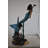Mermaid With a Shell Bronze Fountain Statue Size: 24" x 60" x 70"H