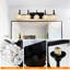 Luminaire de meuble-lavabo rétro 5 lumières 29 "avec abat-jour en cristal-264726326