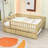 Wood Daybed with Twin Trundle and Guardrails-537538286-537538288