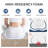 24'' W X 24'' D X 5.5'' H Outdoor Seat/Back Cushion Set with Pillow-1662999898-1662999896