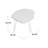 Solid Wood Top Metal Base Dining Table-840772852