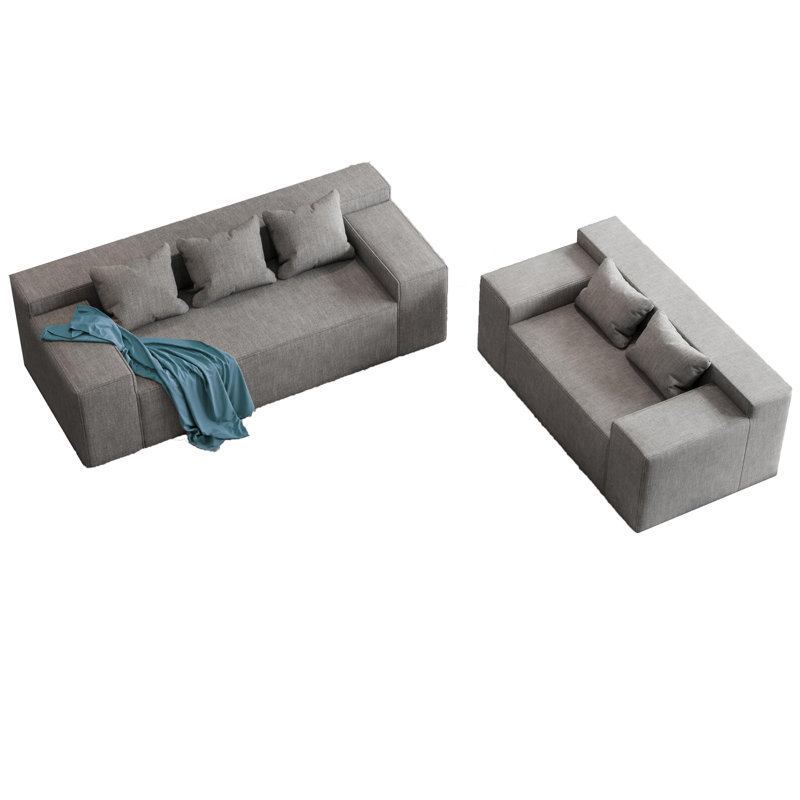 Sofa Set-H, Gray