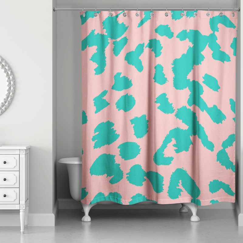 Rideau de douche Roumell, Rose