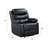 Eilbra Black Synthetic Leather Power Motion Recliner-2083440915