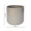 Lisbon Ceramic Indoor Planter, 26cm H 26cm D-853871493