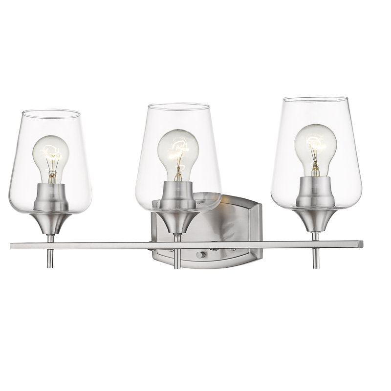 Dahlya 3 - Light Dimmable Vanity Light, Brushed Nickel