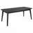 3-Piece Black Rectangular Coffee Table Set