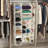 3 Shelf 10 Pocket Canvas Hanging Shoe Organizer Collapsible Closet Storage