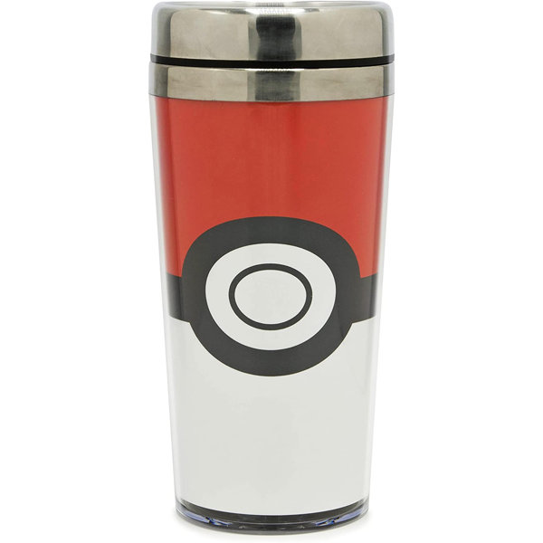 Pokemon Pokeball 17oz Stainless Steel Water Bottle