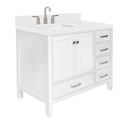 Meuble-lavabo simple 42,25 po avec plateau 