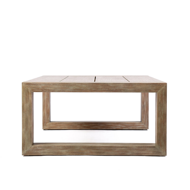 Table basse d'extérieur en bois d'eucalyptus Adasai