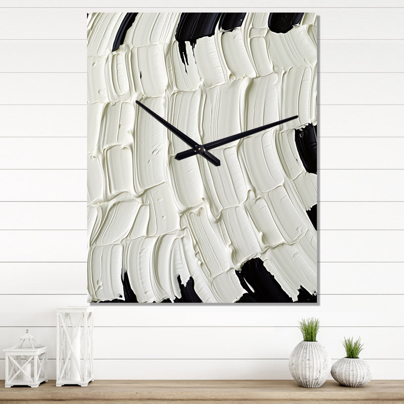 Momentary Spirit - abstrait noir et blanc - Peinture abstraite, Petit