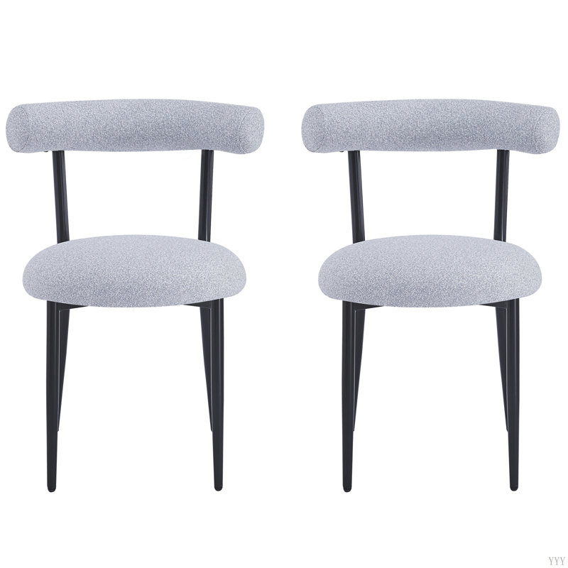 DINING CHAIR( SET OF 2 ), Gray