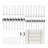 JARA 18/0 Stainless Steel Mirror 42 Pieces Flatware Set with Buffet