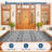 8x10 FT Reversible Outdoor Rug, Waterproof UV Resistant Plastic Straw Patio Mat, Lightweight Easy Clean Foldable Camping Carpet for RV Balcony Backyard Porch Deck Picnic Travel-1165067774-1165067775