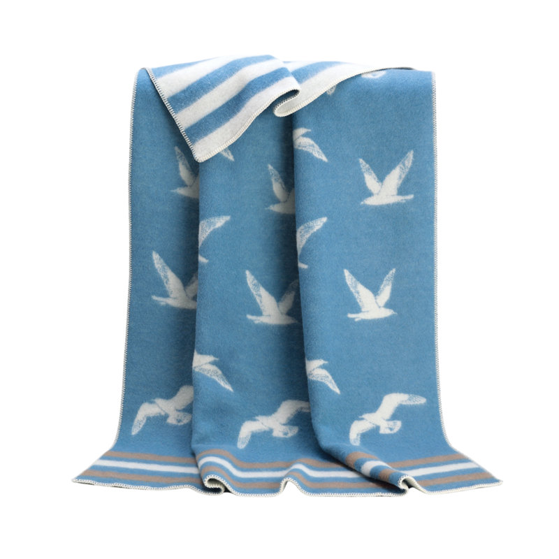 Coastal Hand Woven Throw Blanket