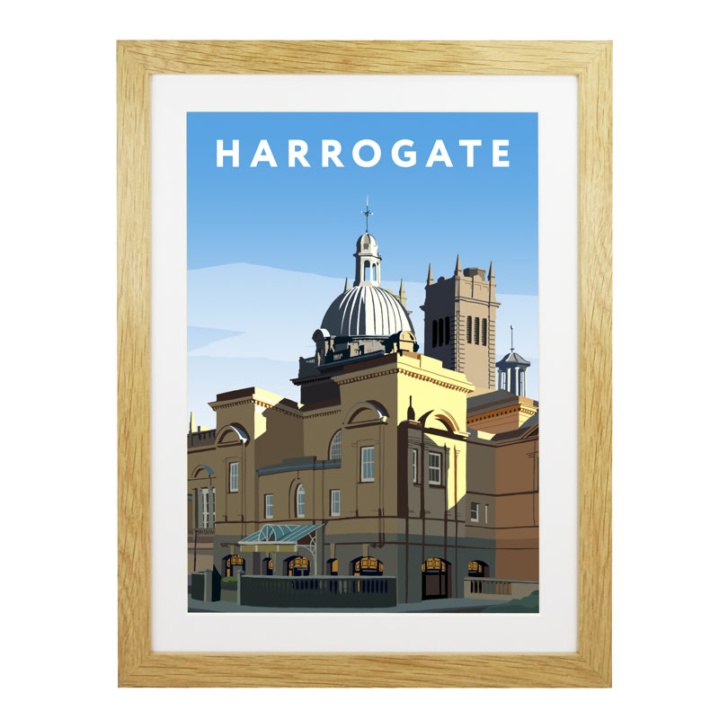 Richard O'Neil - Print, Oak Wood Frame, 54 cm H x 44 cm W x 2.2 cm D