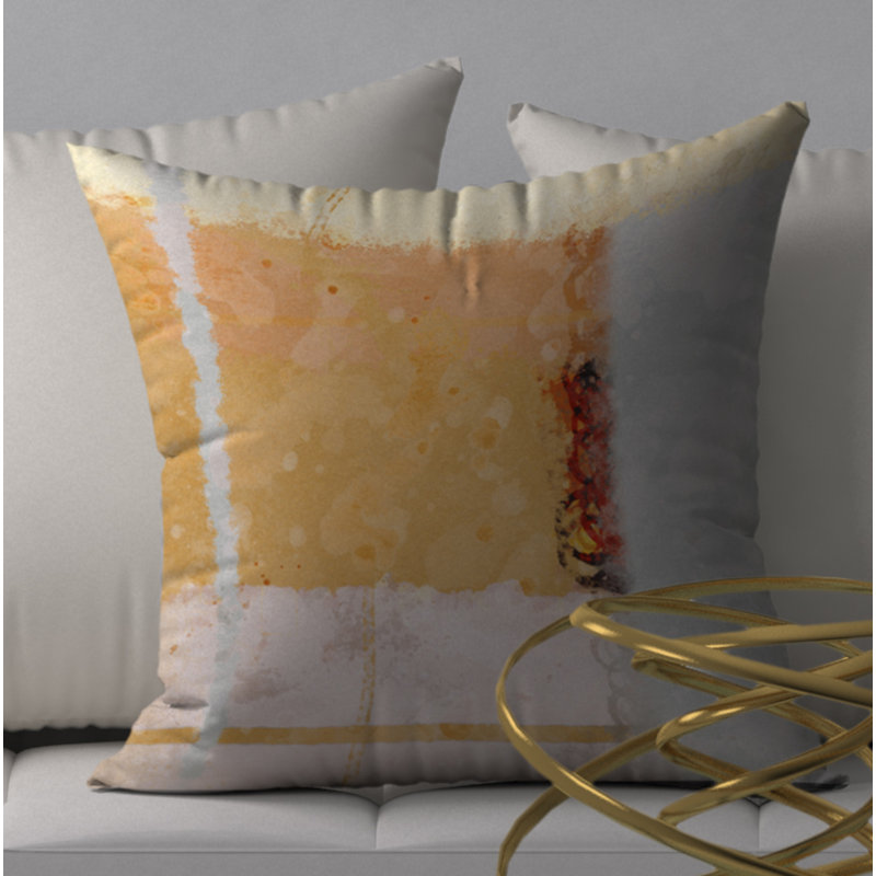 Housse de coussin carrée/insert true serene, 18" x 18"