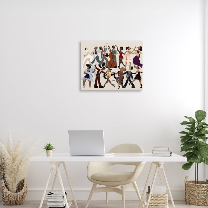 «Rhythm Jazz Dancers», conception par Sierra Siler, H 16 po x l 20 po