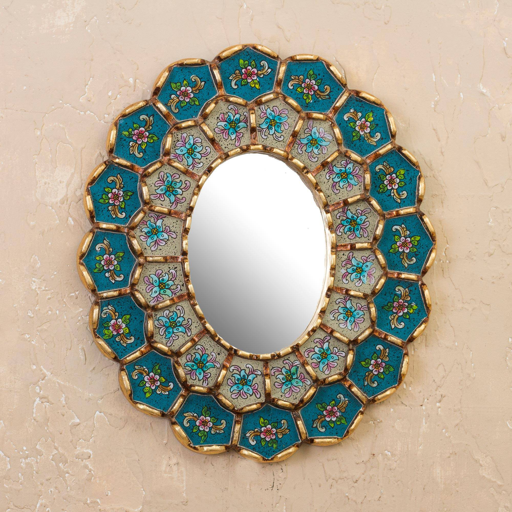World Menagerie Zakariyya Garden Glam Wall Mirror & Reviews | Wayfair
