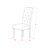 3 Piece Dining Table Set for Small Spaces Contains a Square Dining Room Table and 2 Baby Blue Linen Fabric Upholstered Chairs, Linen White-711947420-711947421