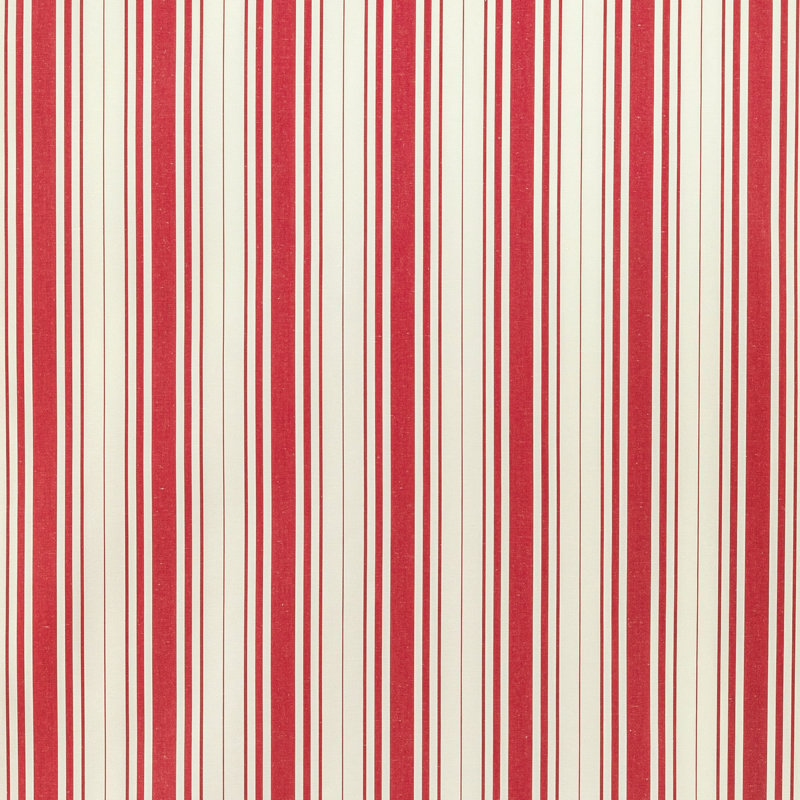 Baldwin Stripe Fabric, Poppy
