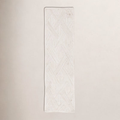 Lizbeth Geometric Handmade Flatweave Cream Area Rug
