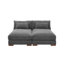 Canapé-lit modulaire sans accoudoirs avec coussins réversibles 69 po Jaeliah-1349687781-1382221227