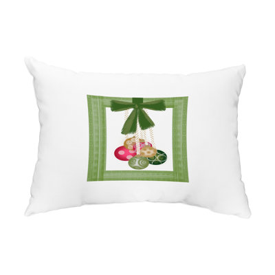 Outdoor Reversible Throw Pillow