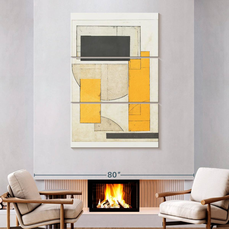Avery Mappage du Bauhaus IV, H 74 po x l 48 po