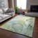 Premium Machine Washable Cerrito AMF502 Green Rug