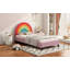 Lit plateforme tapissier Rainbow Design