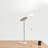 Sky 63" White Dimmable LED Floor Lamp with Adjustable Head-933276331-871956149