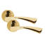 5 Pairs Astrid Twist Design Door Handles on Round Rose-1168822090