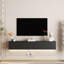 Meuble télé flottant mural 65 po avec 16 lumières DEL de 65 po et un meuble télé compact de 55 à 65 po-1025933662-1028555148