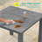 5 PCS Outdoor HIPS Dining Set, All-Weather Patio Table and Chairs W/ Umbrella Hole, Low Maintenance for Porch, Backyard-745781954