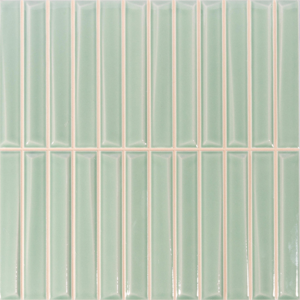 Bliss Bars Wall Tile, Emerald
