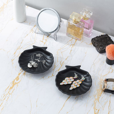 Plat 2 pièces pour organisateur de bijoux en ciment